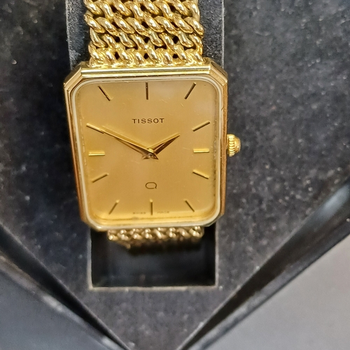 74 - A really lovely Tissot Watch in its original box very condition no visible scratches.
- 9ct Gold (wa... 