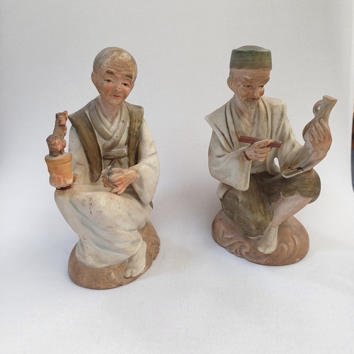 90 - Man and Lady Figurine oriental looking