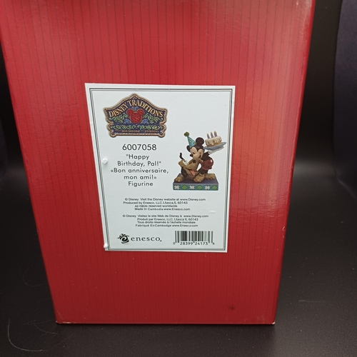 99 - Disney Traditions Showcase 'Happy Birthday, Pal!' Mickey Mouse and Pluto in very good condition in o... 