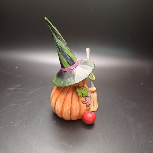 109 - Jim Shore Collection 'Come As you Aren't' Pumpkin Witch Number 4047840