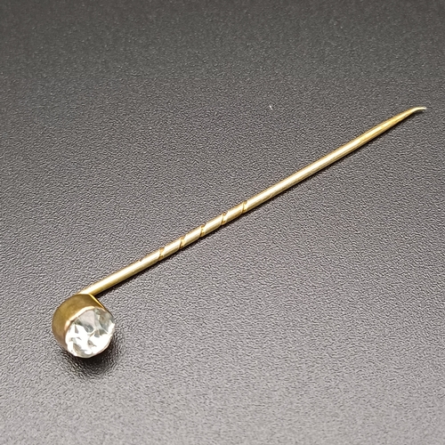 24 - Diamond Stick Pin
- 9 ct 
- 1.1 g