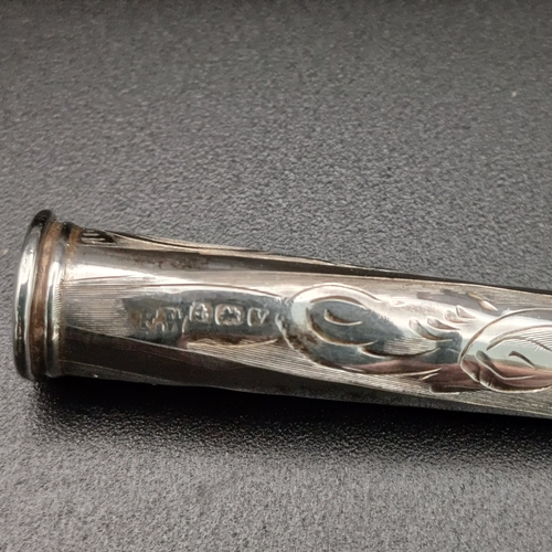 25 - Silver Cigarette Holder in its original box.  Birmingham Silver by Francis Webb circa 1920/21
- 1.1 ... 