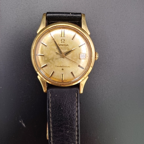 40 - Omega Automatic Chronometer Constellations in working condition with an Omega strap, possible the or... 