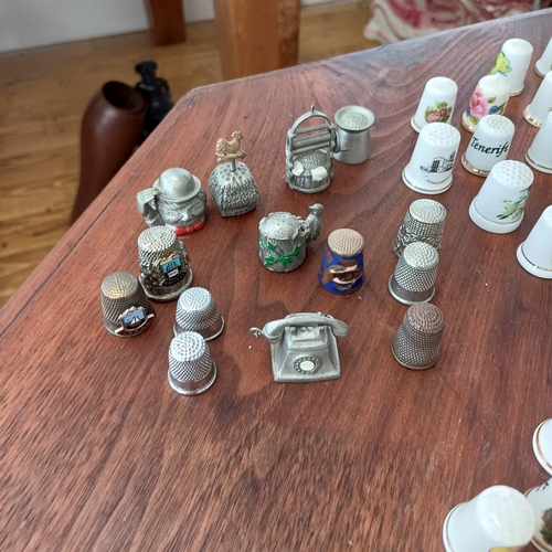 47 - Large selection of Thimbles collected over many years