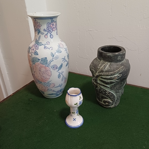 49 - Collection of Vases and Candle holder