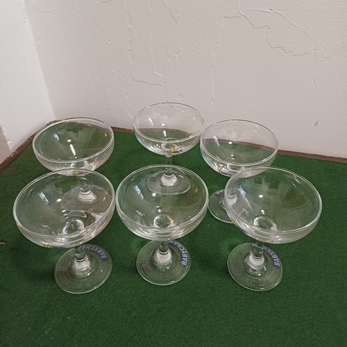 50 - Set of Six Babysham Glasses