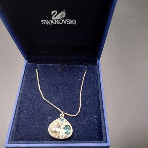 66 - Beautiful Swarovski Crystal Necklace in its original box with all documentation.  What a lovely Chri... 