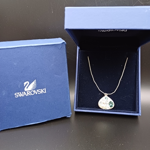 66 - Beautiful Swarovski Crystal Necklace in its original box with all documentation.  What a lovely Chri... 