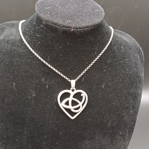 72 - Silver Pendant and Silver Chain weight 6.1 g