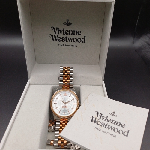 81 - Vivienne Westwood Exclusive Two Tone Stainless Steel Watch and Strap from Beaverbrooks in the origin... 