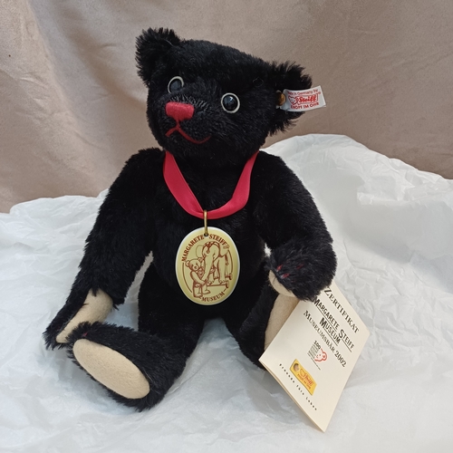 240 - Steiff Museum Bear 2002.  Number 01630 with his Certificate