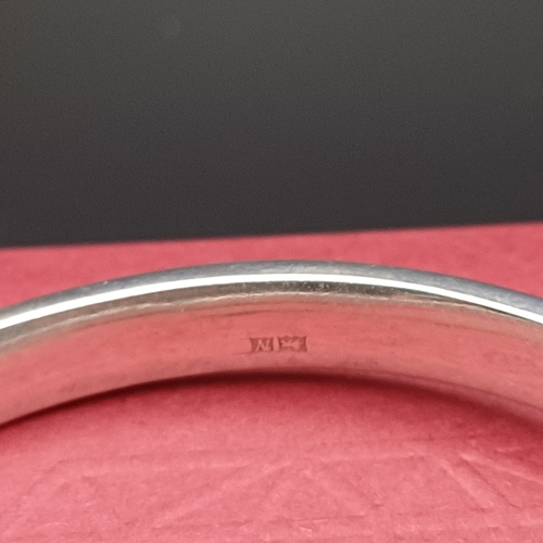 11 - Boxed Silver Hing Bangle with a design on one side.
- 925 silver
- weight 13.1 g