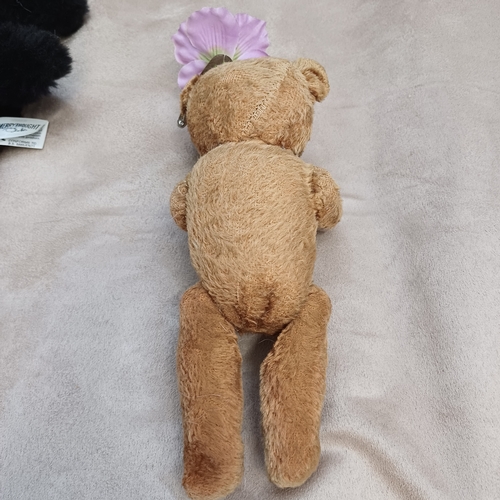 27 - This lots has Three Bears all very different:
- jointed with a flower clip
- white jointed Christeni... 