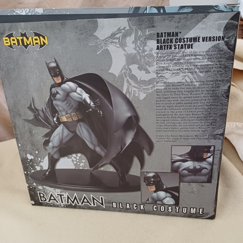 45 - Kotobukiya Batman Black Costume Version Artfx Statue.  In box and never been taken out.