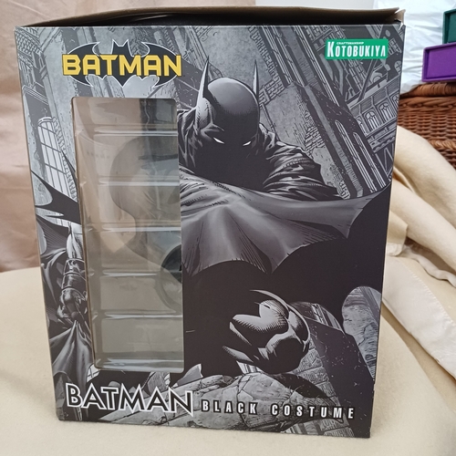 45 - Kotobukiya Batman Black Costume Version Artfx Statue.  In box and never been taken out.