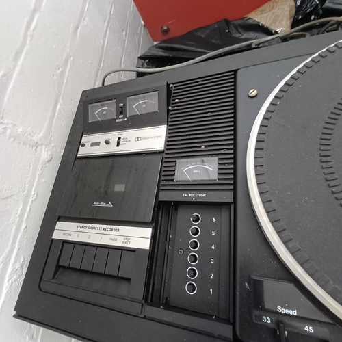 61 - 1970's Music Centre consisting of Record Deck and Cassette Player/Recorder.  The Vendor was looking ... 