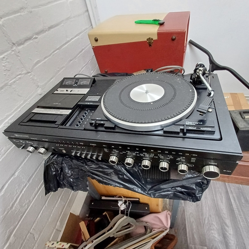 61 - 1970's Music Centre consisting of Record Deck and Cassette Player/Recorder.  The Vendor was looking ... 