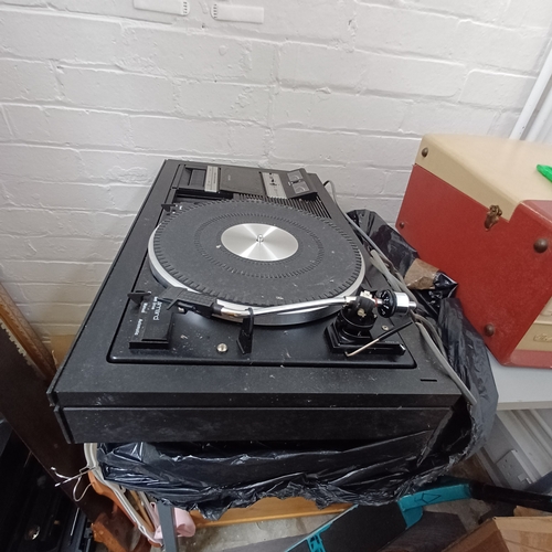 61 - 1970's Music Centre consisting of Record Deck and Cassette Player/Recorder.  The Vendor was looking ... 