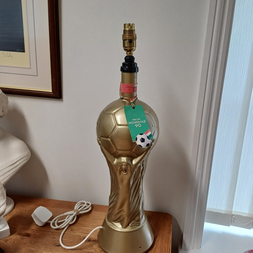 66 - 1990 World Cup Magnum Bottle Lamp.  This is rare.