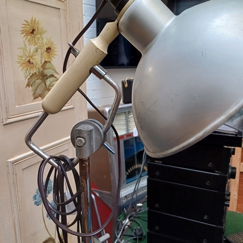 71 - 1960's metal floor lamp