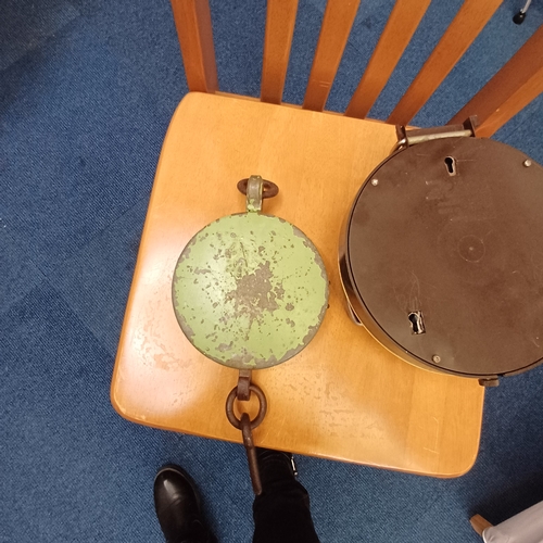 72 - Vintage Salter Scales:
 One being the good old bag hanging scale version and the other a wall mounte... 