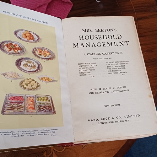 74 - Mrs Beeton's Household Management Manual.  This is a very thick and heavy book.  It is in very good ... 