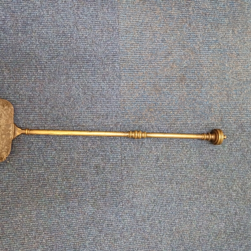 78 - Antique Brass Coal Shovel