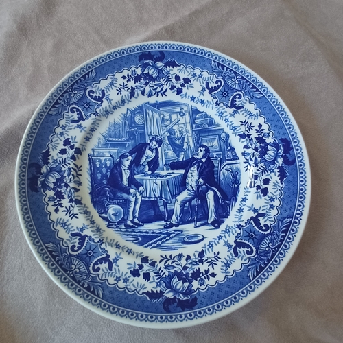 89 - Set of Wedgwood Queen's Ware Plates in 'The Charles Dickens Collection'
1.  'Nicholas Nickleby'
2. '... 