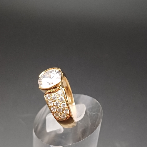 17 - CZ Cluster Ring
- 14ct 
- size K
- weight 4.7 g