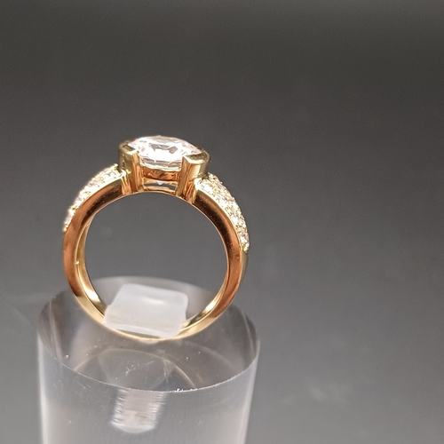 17 - CZ Cluster Ring
- 14ct 
- size K
- weight 4.7 g