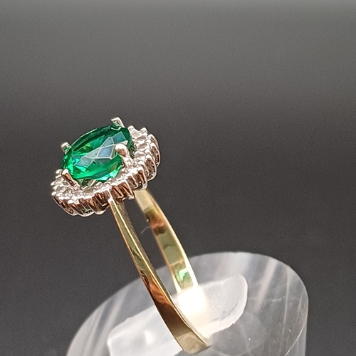 21 - Emerald and Diamond Ring
- size R
- 14 ct
- weight 2.7 g