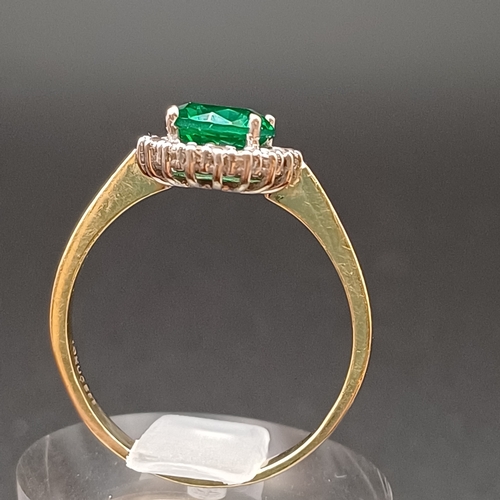 21 - Emerald and Diamond Ring
- size R
- 14 ct
- weight 2.7 g