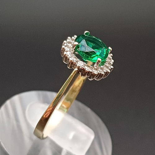 21 - Emerald and Diamond Ring
- size R
- 14 ct
- weight 2.7 g