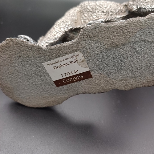 1 - Here we have Magnificent Filled Silver Bull Elephant.  It is a very tactile item and makes you smile... 