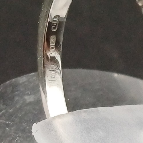 20 - Solitaire Diamond Ring with diamonds in shoulders set in 18 ct White Gold.
- size N
- weight 2.51g