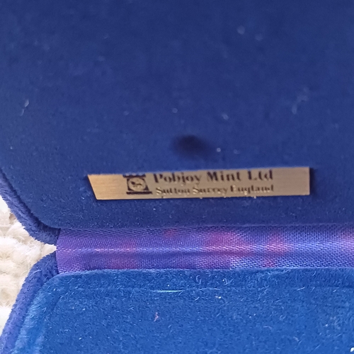 2 - Proof Isle of Man One Pound Coin boxed with Certificate
weighing 4.60 g with a press run of 75,000