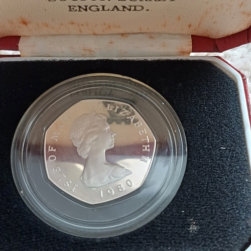 3 - Proof Isle of Man Christmas 50m pence coin.  Only 5,000 pressed