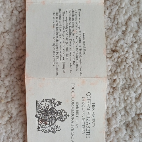 8 - Proof Queen Elizabeth The Queen Mother 80th Birthday Coin