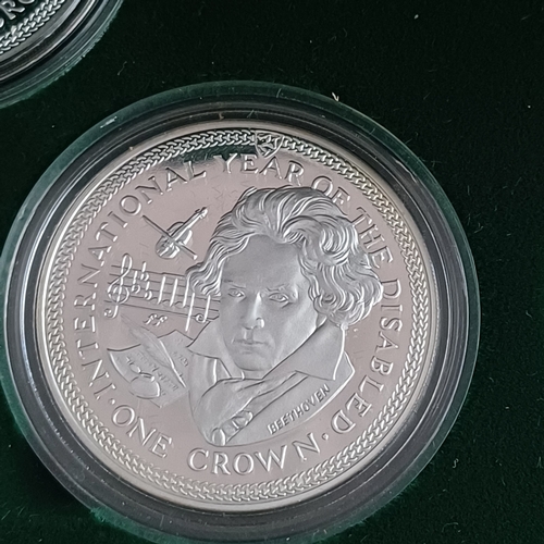 14 - Proof Set of Four Coins Isle of Man 15,000 pressed
