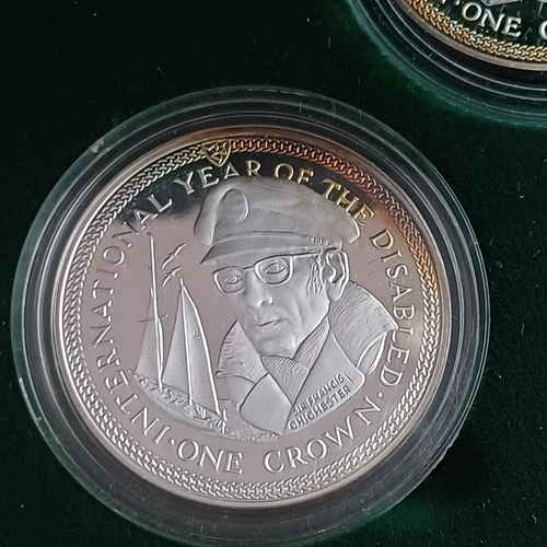 14 - Proof Set of Four Coins Isle of Man 15,000 pressed