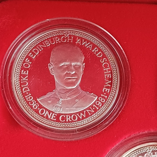 17 - Proof set of Four Coins Isle of Man 'The Duke of Edinburgh's Award 1956-1981' Limited Edition with 1... 