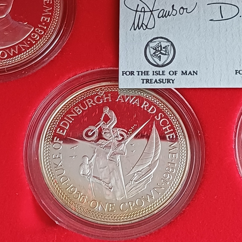 17 - Proof set of Four Coins Isle of Man 'The Duke of Edinburgh's Award 1956-1981' Limited Edition with 1... 