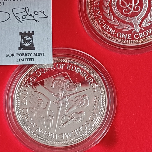 17 - Proof set of Four Coins Isle of Man 'The Duke of Edinburgh's Award 1956-1981' Limited Edition with 1... 