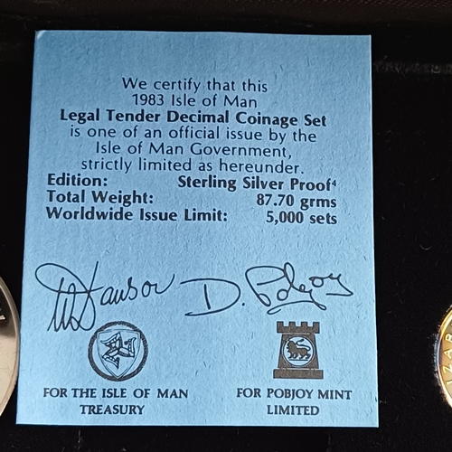 18 - Proof Coinage Set of Isle of Man 1983 Limited Edition 5,000 sets pressed