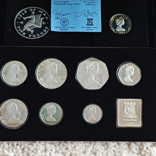 18 - Proof Coinage Set of Isle of Man 1983 Limited Edition 5,000 sets pressed