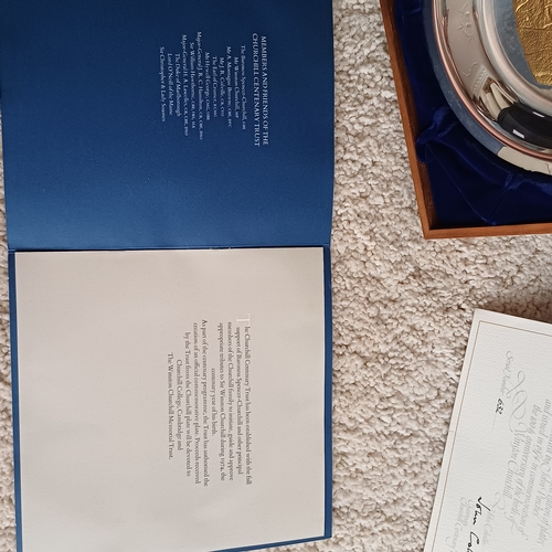 20 - The Churchill Centenary Trust 100th Anniversary of the Birth of Winston Churchill Silver with Gold o... 