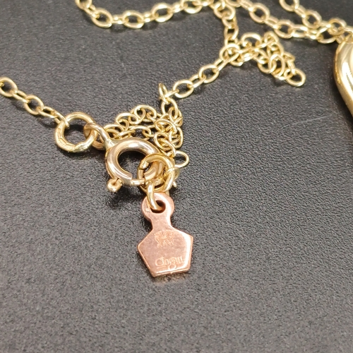 48 - Glogau Gold Heart Shaped Pendant  (Welsh Gold) in iits original boxing
- 9 ct gold
- weight 5 g