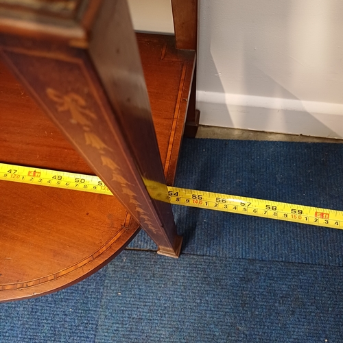 212 - Stunning Georgian Display Cabinet.  Two heavy glass shelves, three rows of plate stands.  Beautiful ... 