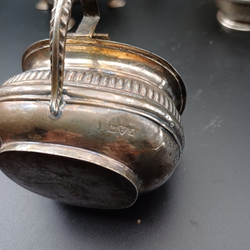 62 - Selection of Silver Mustard Pots with Assay from London, Chester, Birmingham, Sheffield some with gl... 