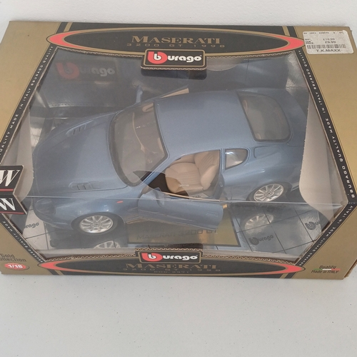 51 - Collection of Scale Model Cars:
Jaguar: 'E' Type; X-TYP; XKR
Porsche 356B Cabriolet (1961)
Maserati;... 